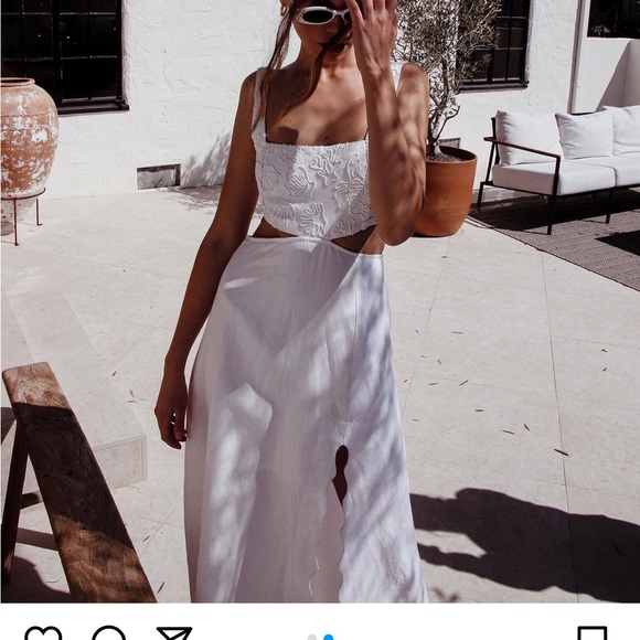 RAHI Lucine Beaded Midi Dress size Small - Picture 2 of 4